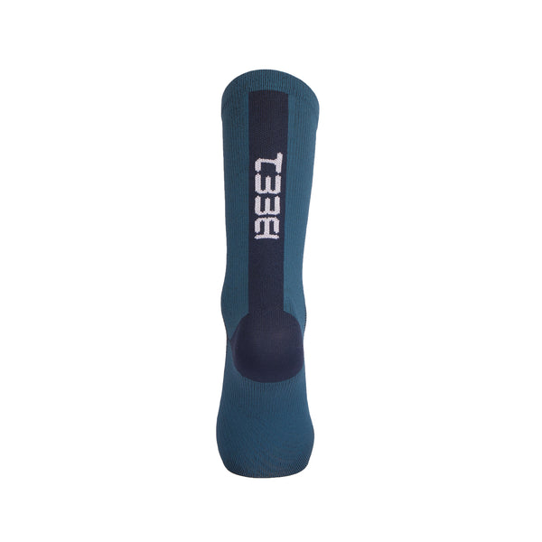 Calza ciclismo Bee1 dai caratteri decisi, colore blu