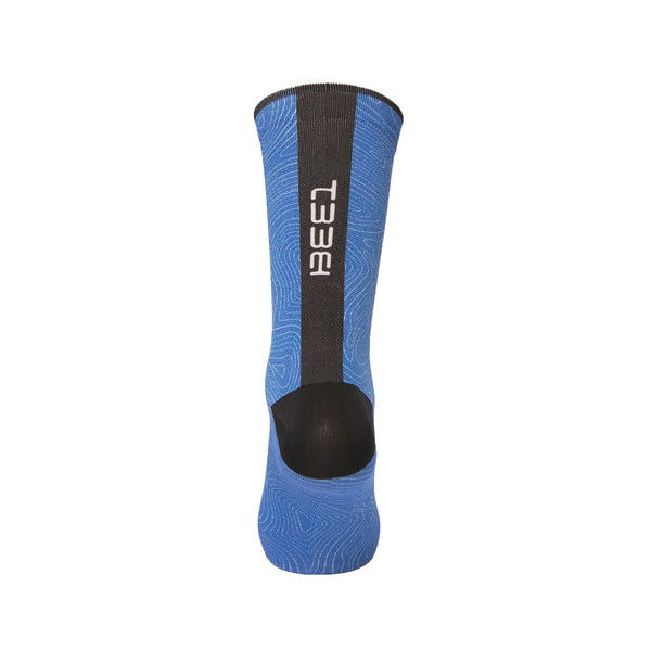 Calza ciclismo Blu Bee1