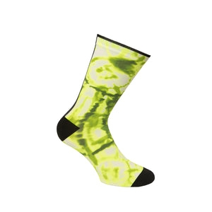 Calza ciclismo tie dye Green Bee1