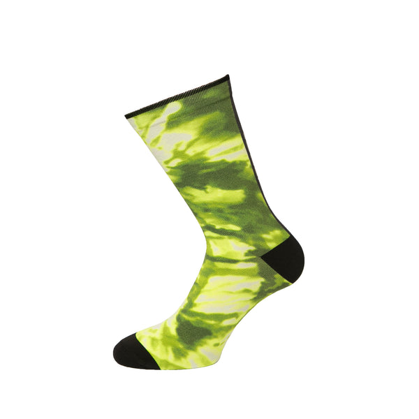 Calza ciclismo tie dye Green Bee1