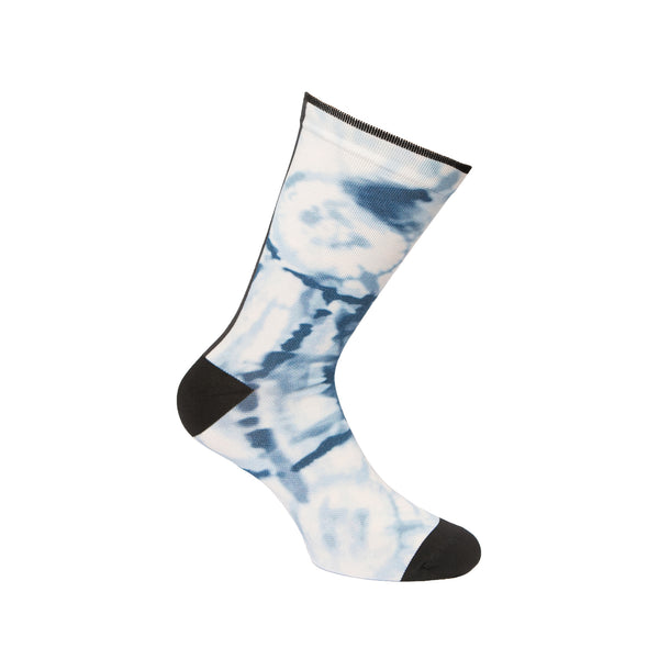 Calza ciclismo tie dye blue Bee1