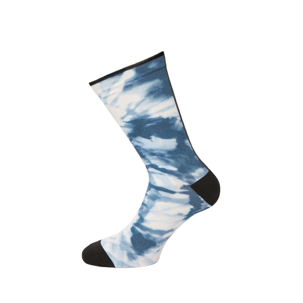 Calza ciclismo tie dye blue Bee1