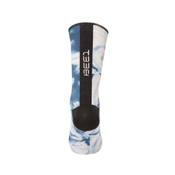 Calza ciclismo tie dye blue Bee1