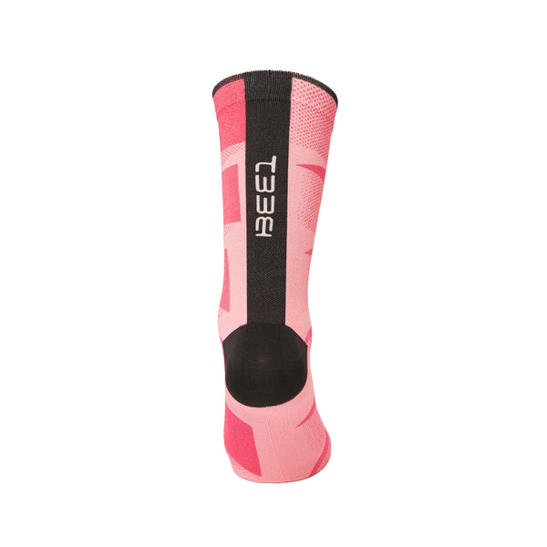 Calza ciclismo rosa infinito Bee1