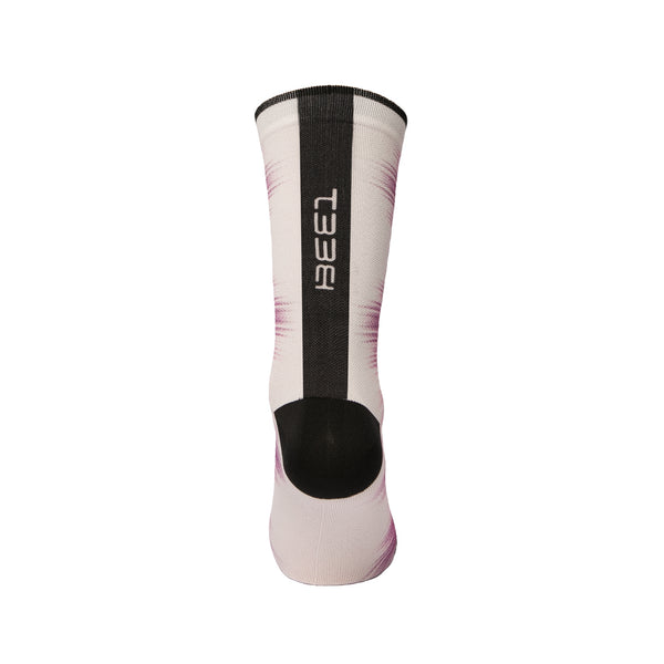 Calza ciclismo con sfumature fuxia Bee1